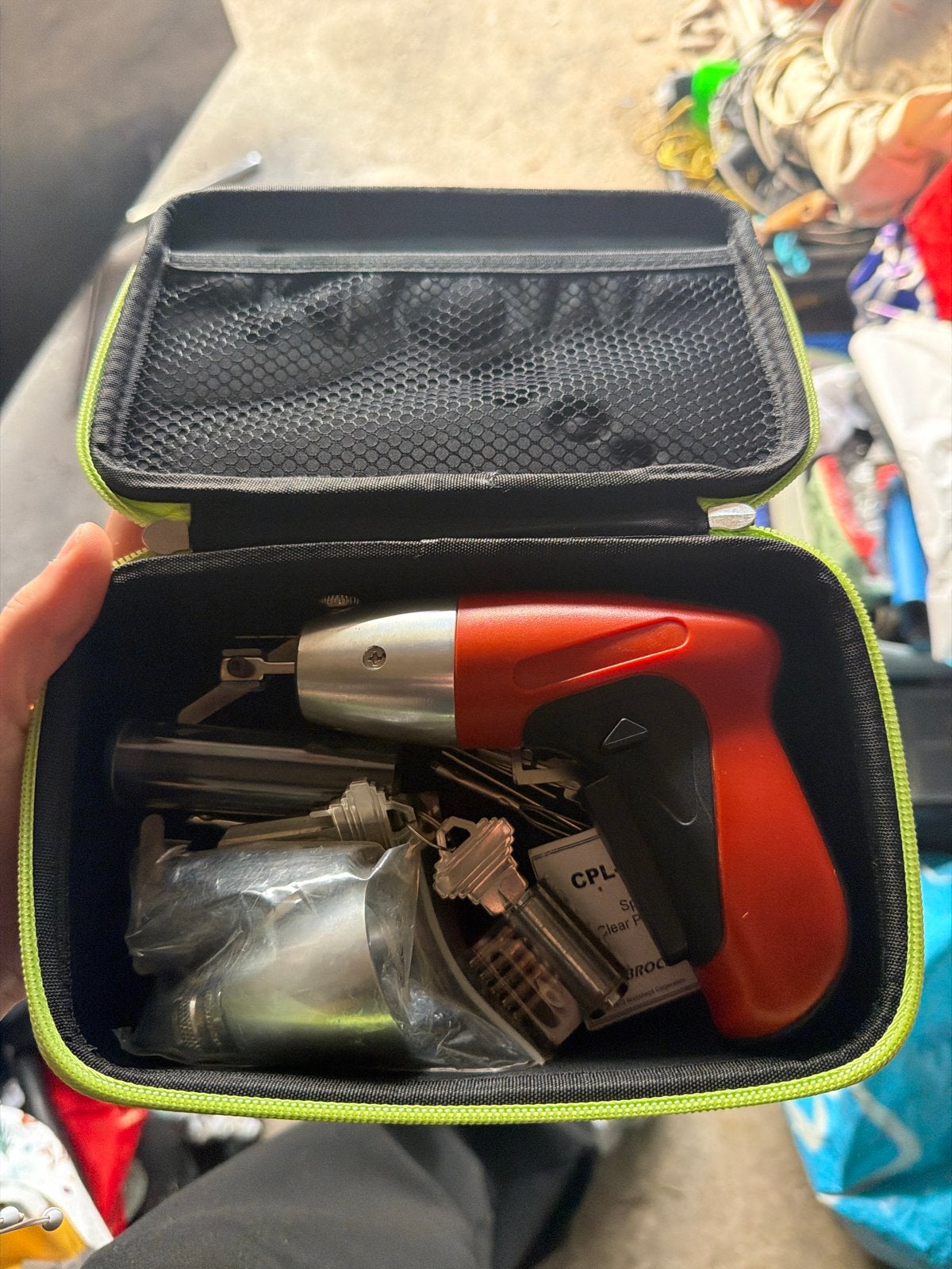 Elektrische lockpick set met accessoires, Ophalen of Verzenden, Zo goed als nieuw, Overige typen, Overige merken