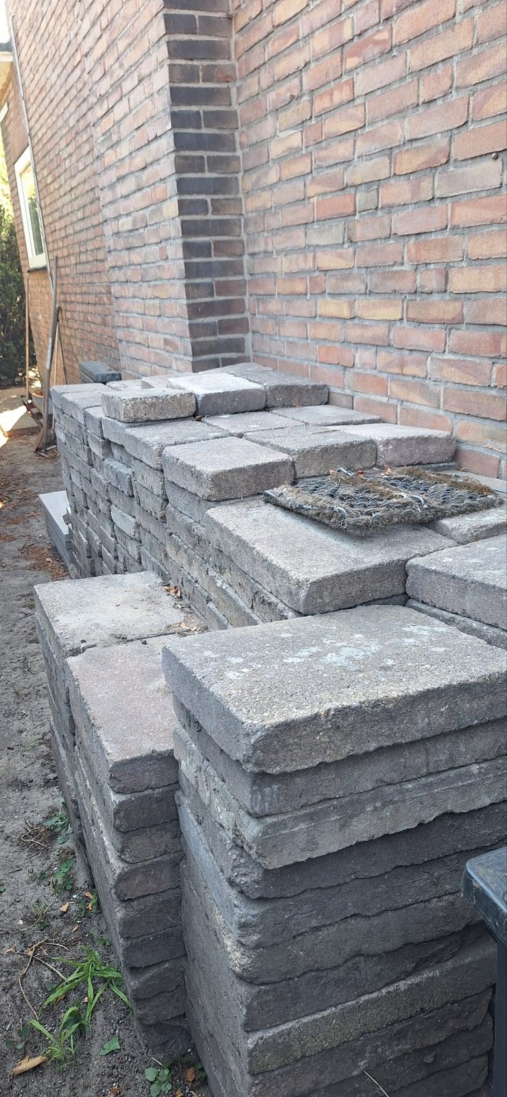 GRATIS Stenen in diverse formaten (20x20, 20x30, 30x40 cm), Ophalen, Gebruikt, 10 m² of meer, Beton