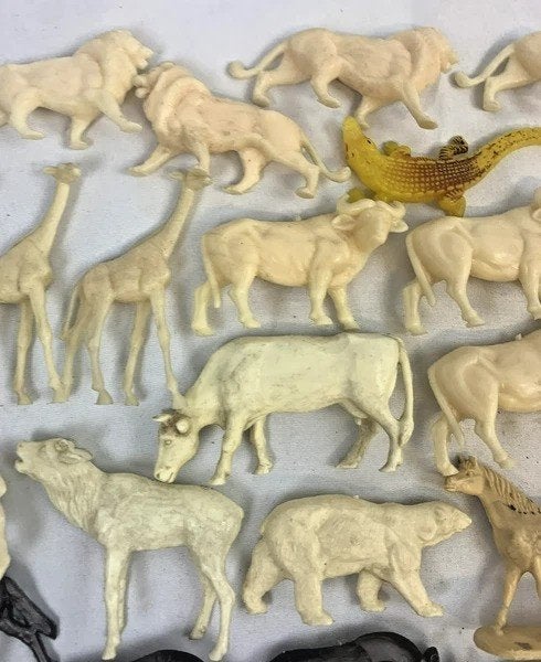 Grote plastic Dieren figuren Verzameling vintage 70s 80s set, Verzenden