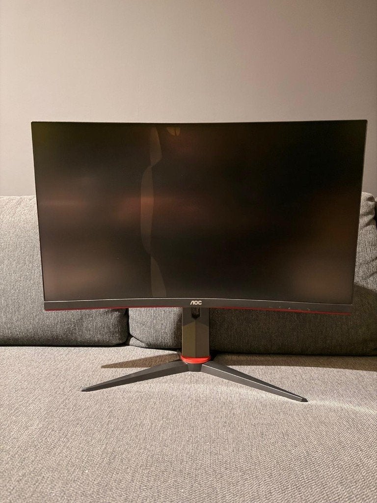 AOC C27G2U Curved Monitor (Voor onderdelen/Defect scherm), Gaming, Gebruikt, Aoc, Curved