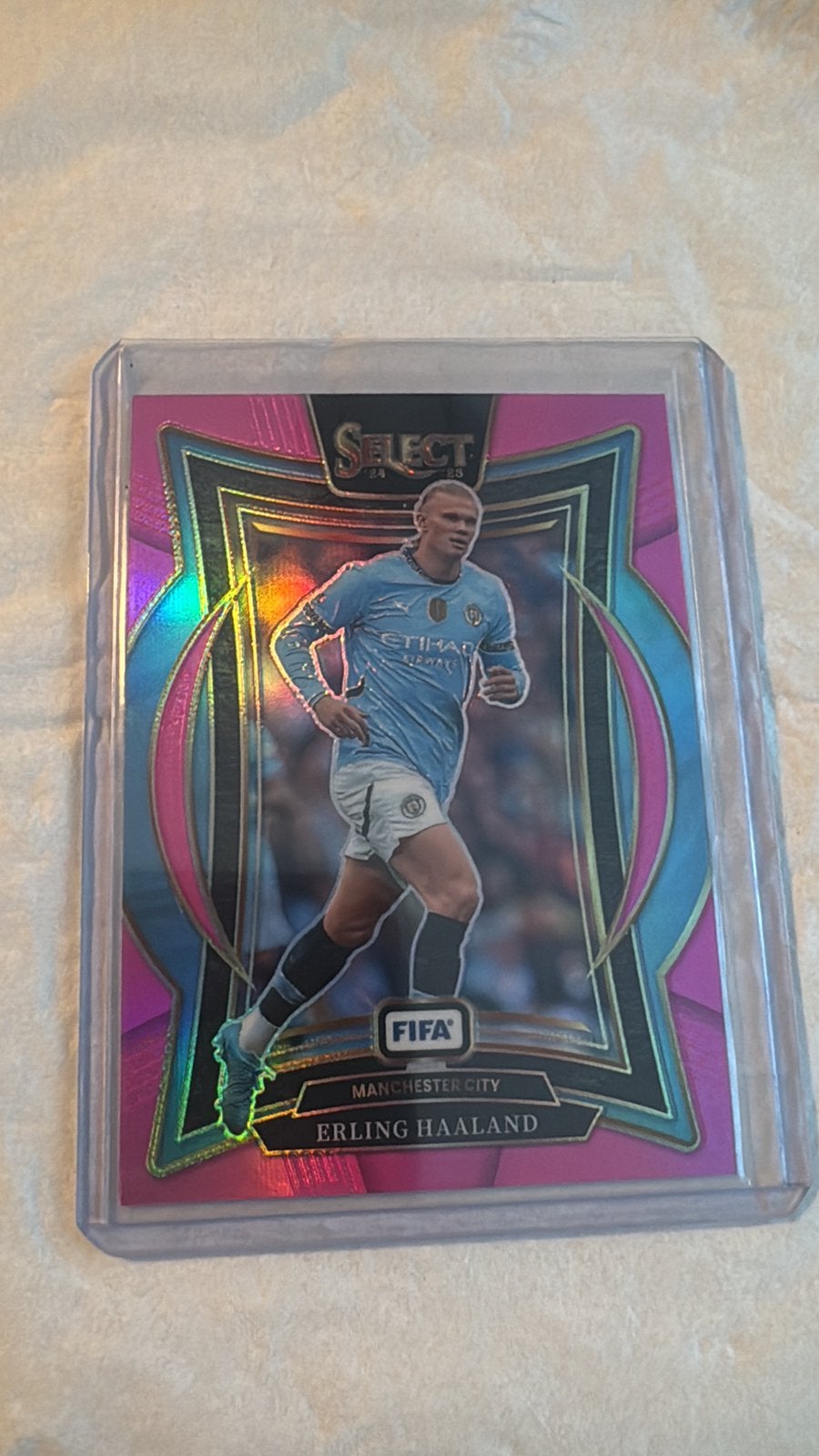 Erling Haaland Panini Select FIFA 2024-25 #23 Pink  59/59, Ophalen of Verzenden, Zo goed als nieuw, Plaatje