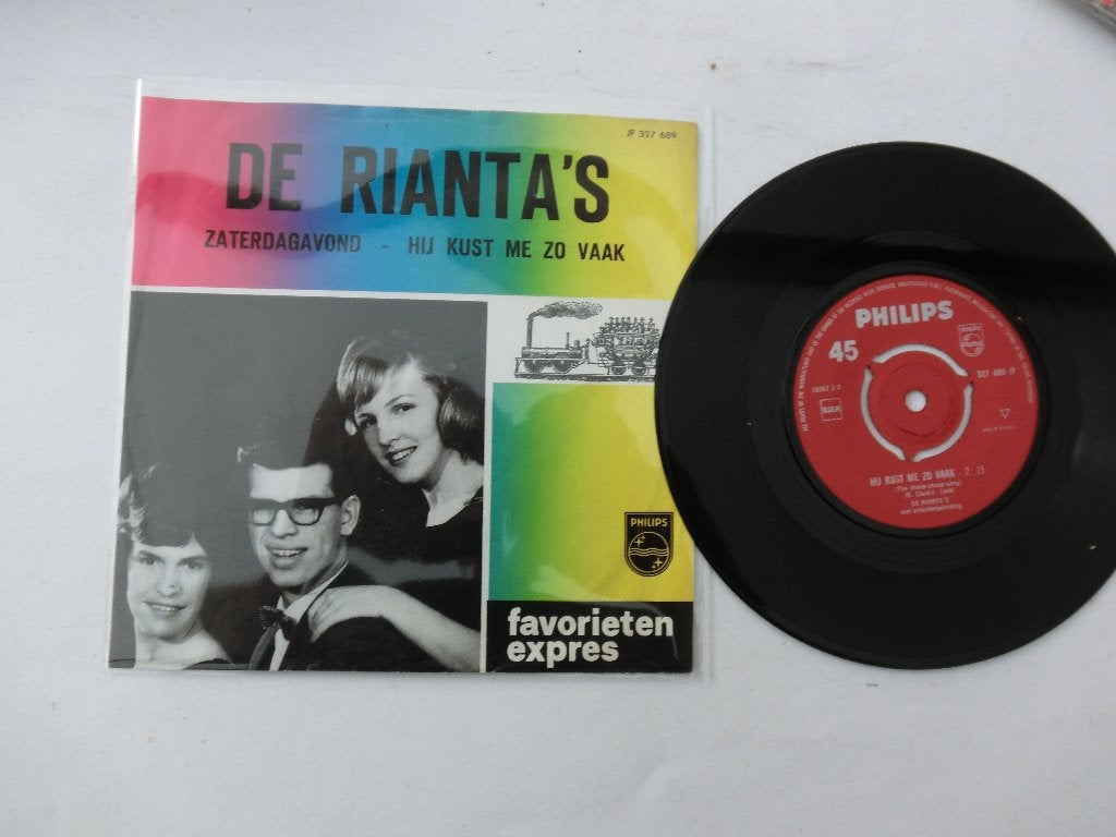 De Rianta's  Zaterdagavond, 7 inch, Single, Ophalen of Verzenden, Zo goed als nieuw