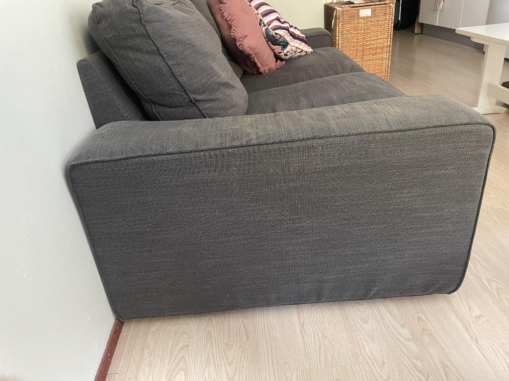 Donkergrijze KIVIK bank!, 150 tot 200 cm, Tweepersoons, 75 tot 100 cm, Ophalen of Verzenden
