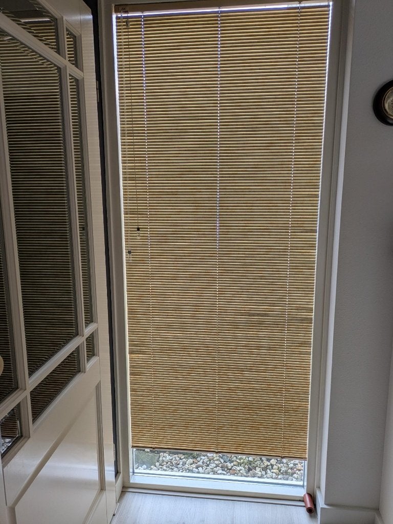 Luxaflex aluminium, Huis en Inrichting, Jaloezie, Metaal, Ophalen of Verzenden, Koordbediening