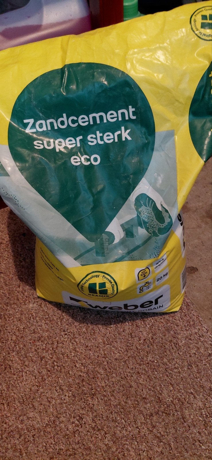 Zandcement en Multi Stuc over na verbouwing, Ophalen of Verzenden