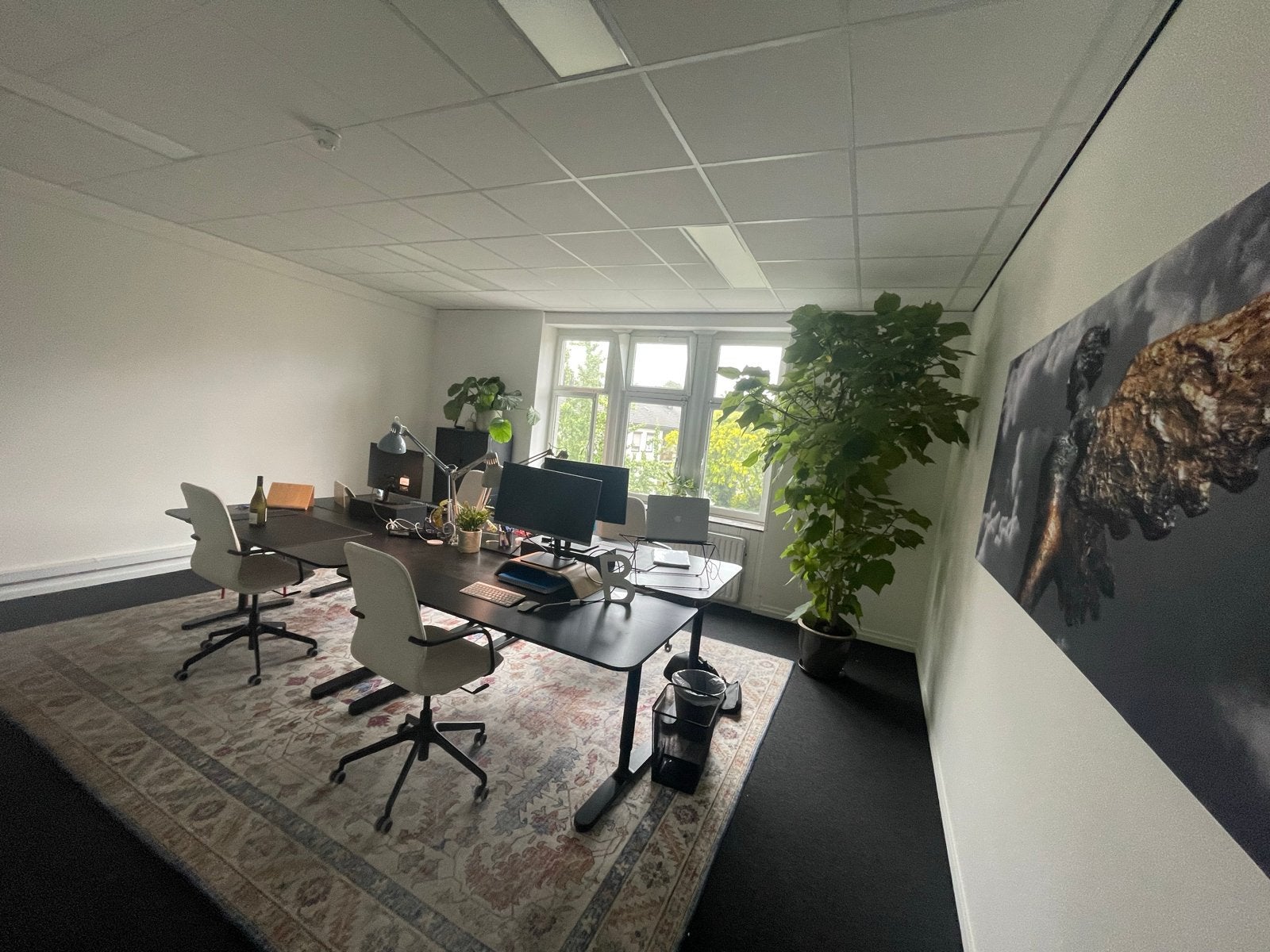 Gratis af te halen:  Ikea Onderstel bureau en 1 blad, Ophalen, Zwart, Metaal, In hoogte verstelbaar