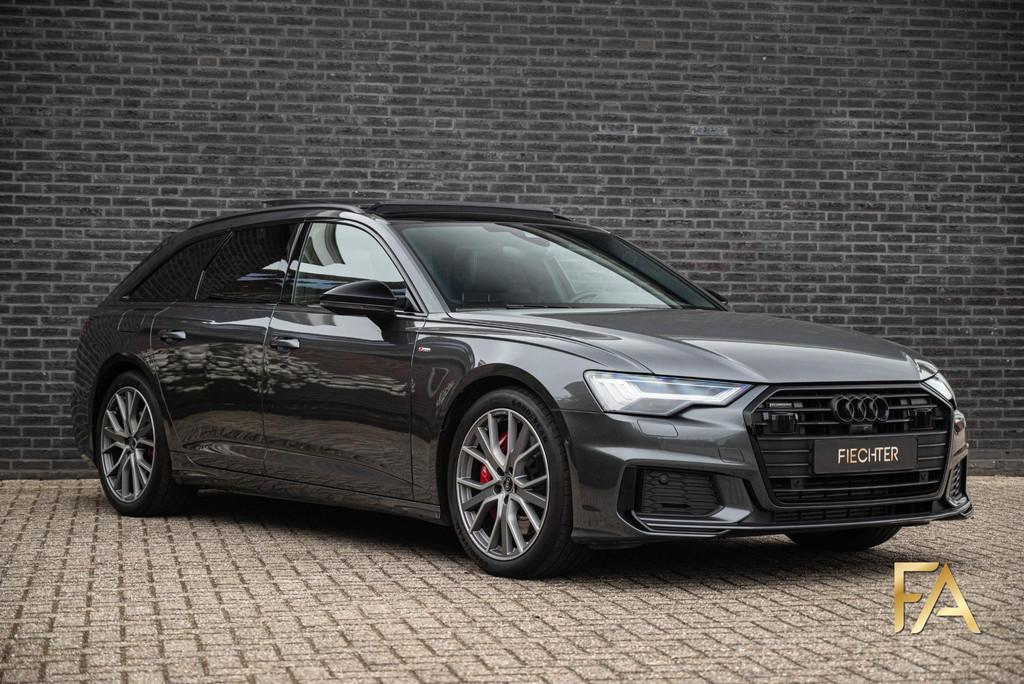 Audi A6 Avant 55 TFSIe S edition Competition, Auto's, Gebruikt, 4 cilinders, Leder en Stof, 14 km/l