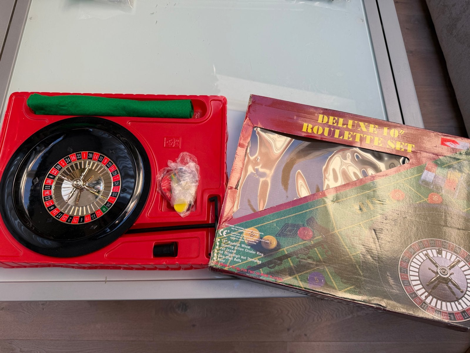 Deluxe 10" Roulette Set - Compleet Spel, Ophalen of Verzenden, Gebruikt