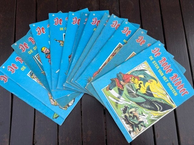 14 x Willy van der Steen  - de rode ridder (Gelezen), Eén stripboek, Ophalen of Verzenden, Gelezen