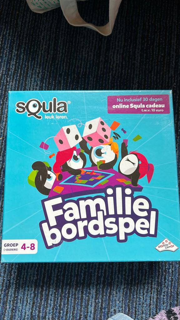Squla familie bordspel, Ophalen of Verzenden, Zo goed als nieuw