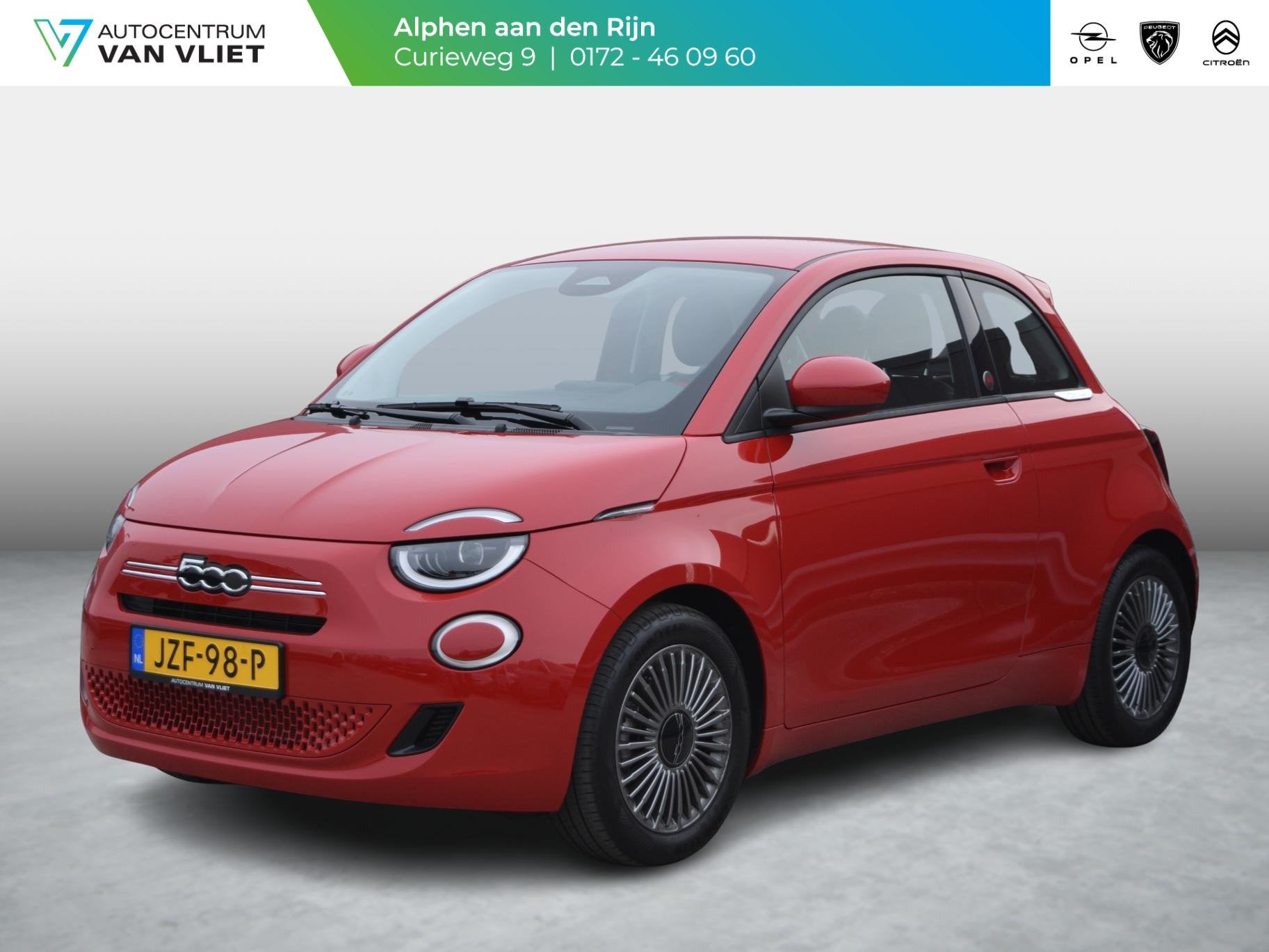 Fiat 500 Hybrid Torino Launch Edition | Clima | Carplay | PD, Stof, Zwart, 4 stoelen, Bedrijf