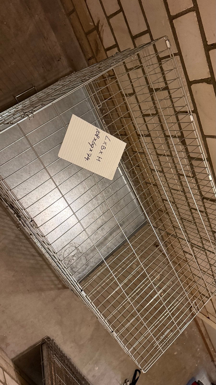 Bench LxBxH 108x69x74 in goede staat, Dieren en Toebehoren, Ophalen, Gebruikt