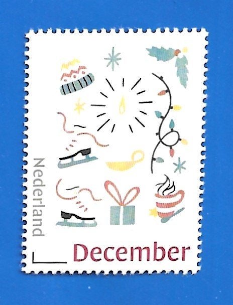 Persoonlijke Decemberzegel 2018 - De sfeer van December, Ophalen of Verzenden, Na 1940, Postfris