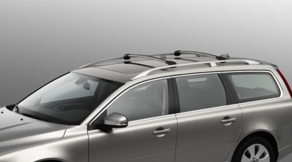 Last/ dakdragers, vleugelprofiel voor rails, Volvo V70, XC70, Ophalen, Zo goed als nieuw