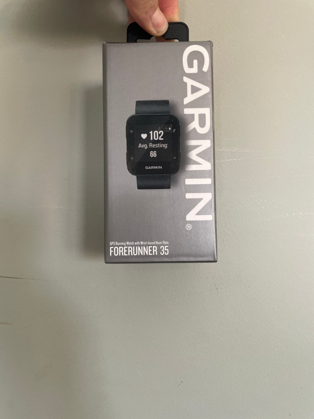 Garmin Forerunner 35 GPS Hardloophorloge Zwart, Hartslag, Zwart, Ophalen of Verzenden, Zo goed als nieuw
