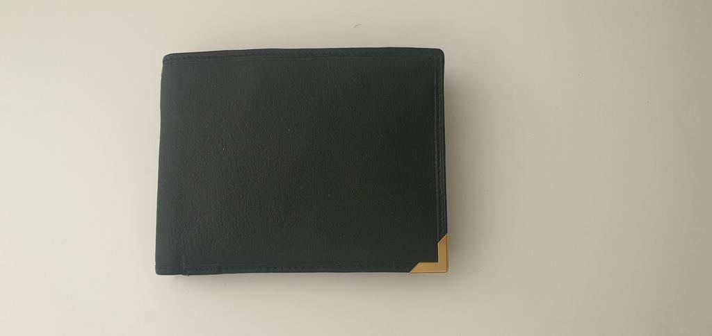 Vespucci Florence Zwart Leren Portefeuille, Overige merken, Zwart, Nieuw, Ophalen of Verzenden