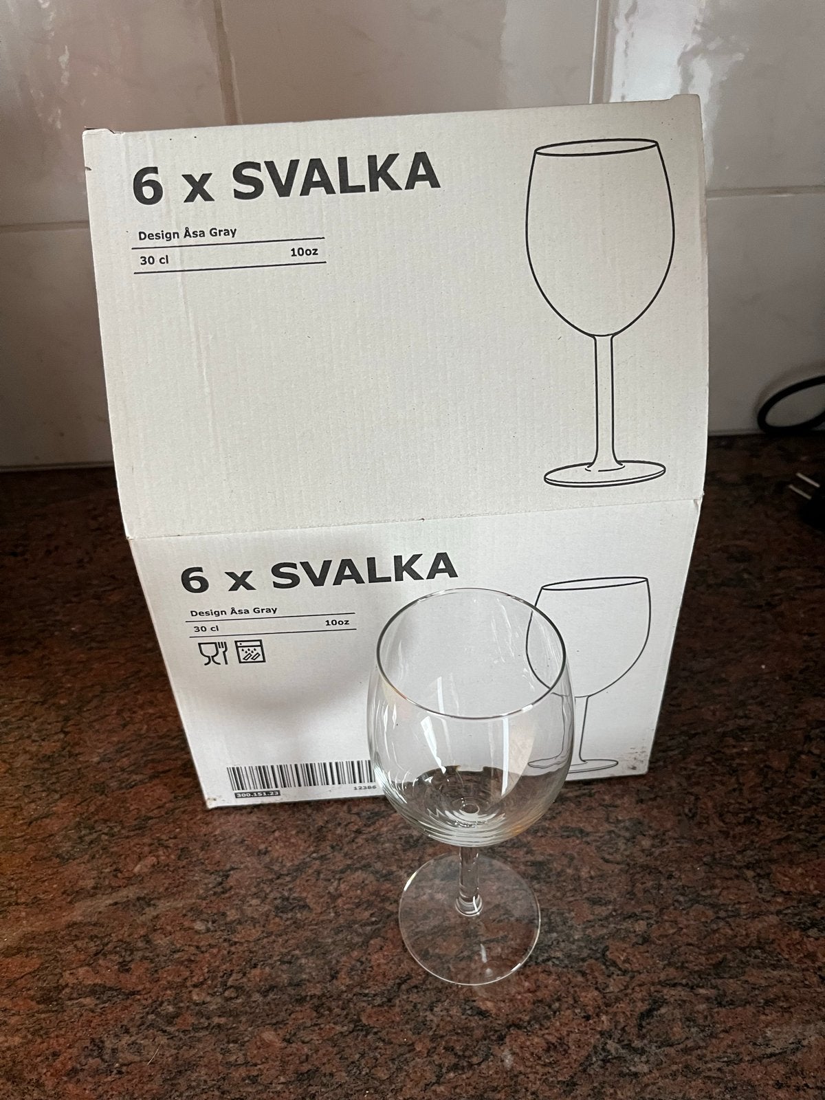 IKEA SVALKA Wijnglazen - Set van 22 (30 cl), Huis en Inrichting, Glas of Glazen, Nieuw, IKEA, Ophalen of Verzenden
