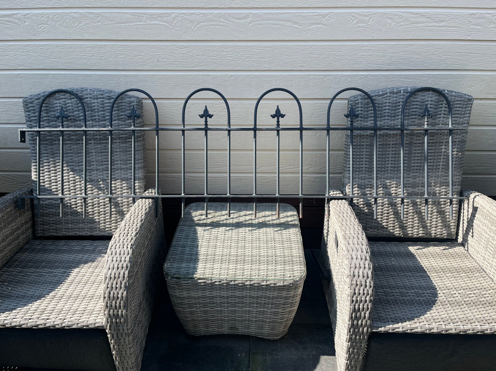 Smeedijzer hekwerk ., Tuin en Terras, Ophalen, Zo goed als nieuw, IJzer, Sierhekwerk