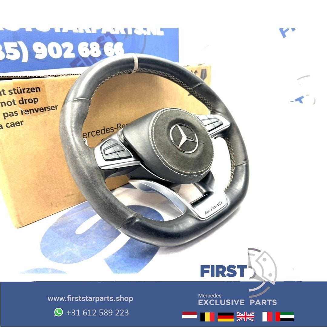 GLE63 AMG Stuur + Airbag GLE63 GLE63s LANE ASSIST W166 C292, Auto-onderdelen, Besturing, Gebruikt, -, Ophalen of Verzenden, -
