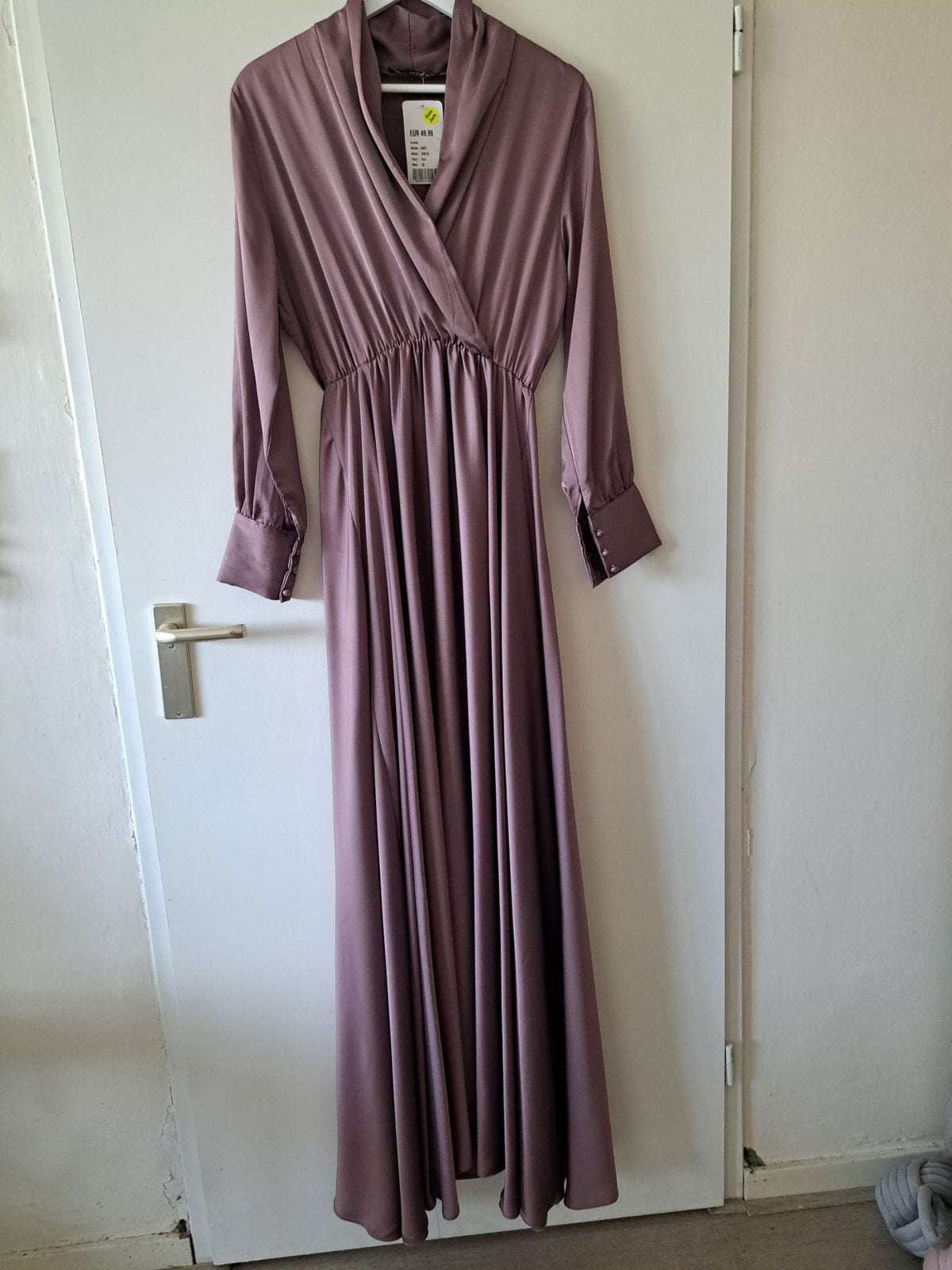 Gloednieuwe paarse galajurk, Kleding | Dames, Galajurk, Manzaram, Paars, Maat 42/44 (L)