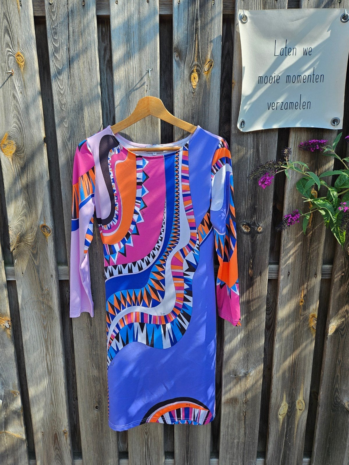 Emilio Pucci Zomerjurk met opvallende print, Kleding | Dames, Jurken, Maat 38/40 (M), Meerkleurig, Emilio Pucci, Ophalen of Verzenden