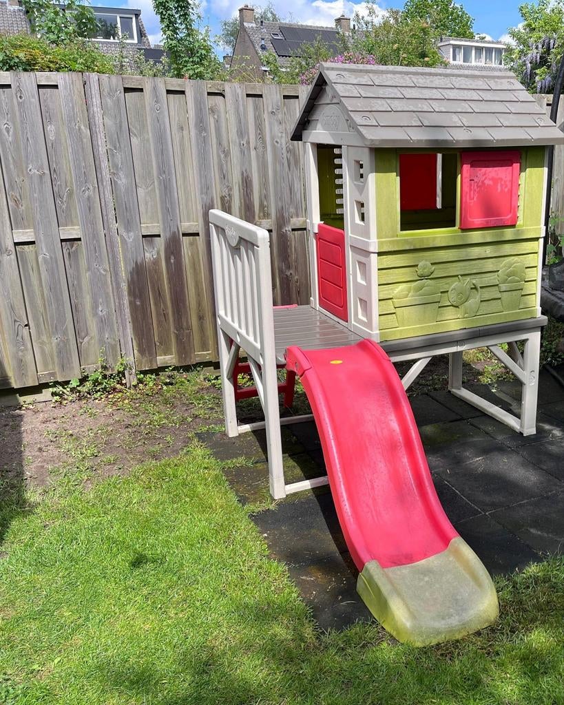 Smoby speelhuis met glijbaan, Ophalen, Gebruikt, Glijbaan