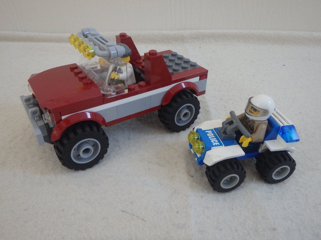 Lego 4437 city politie en boef achtervolging, met boekje., City, Lego, Ophalen of Verzenden, Zo goed als nieuw