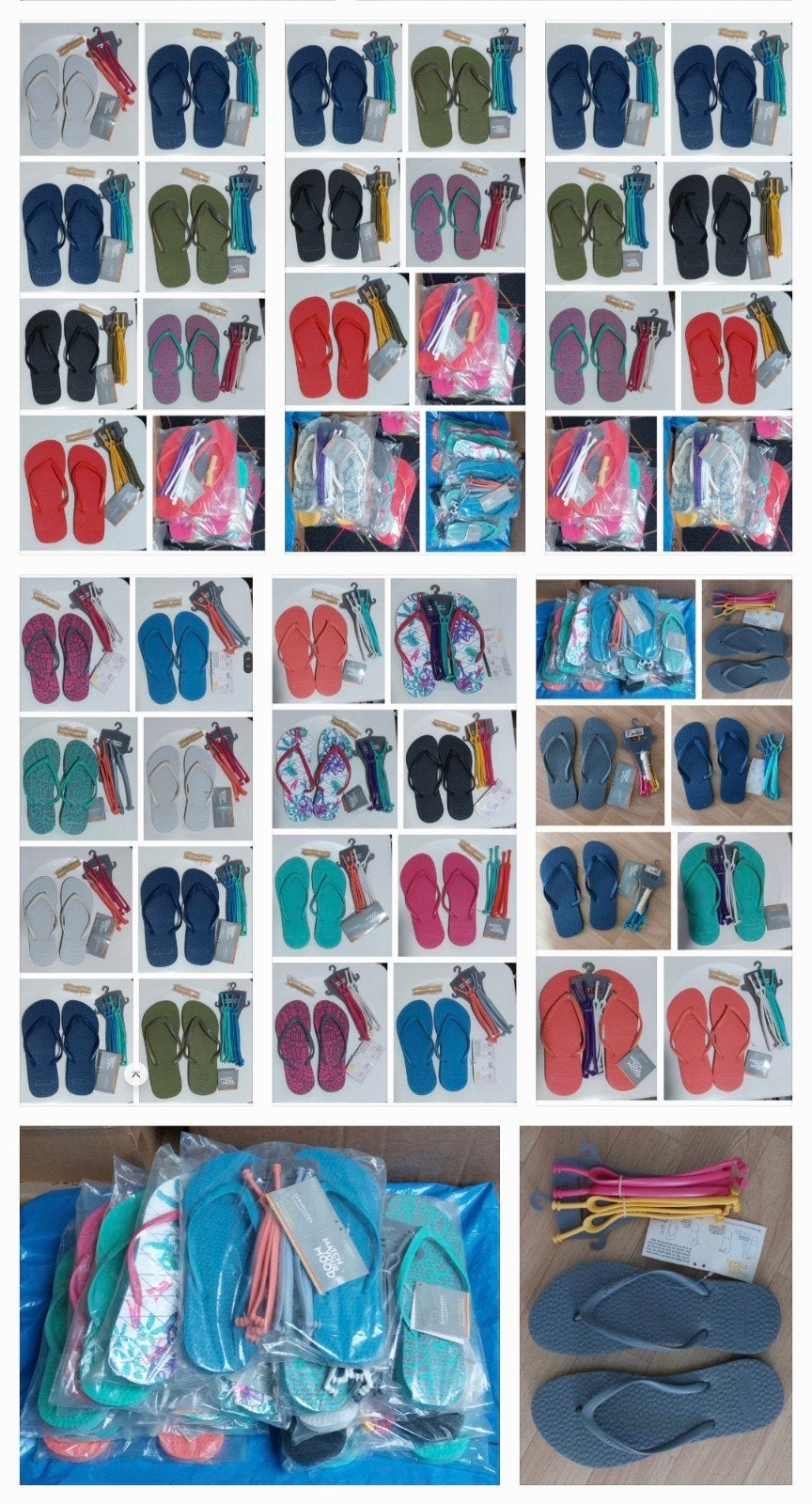 Partij verkopen! Diverse Match your
mood slippers 50 paar, Ophalen of Verzenden, Nieuw