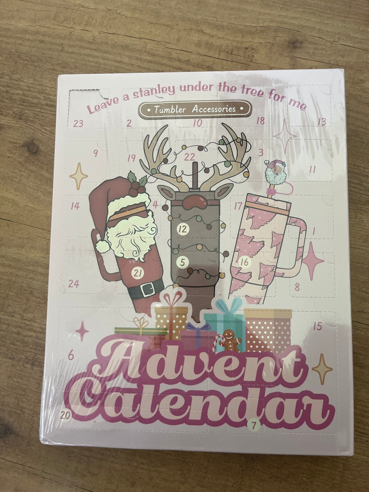 Advent kalender kerst tumbler accessoires, Diversen, Kerst, Ophalen of Verzenden, Nieuw