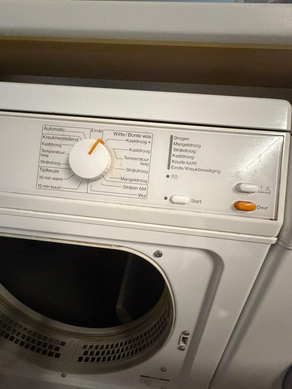 Miele wasdroger, Ophalen, 6 tot 8 kg, Luchtafvoer, Zo goed als nieuw