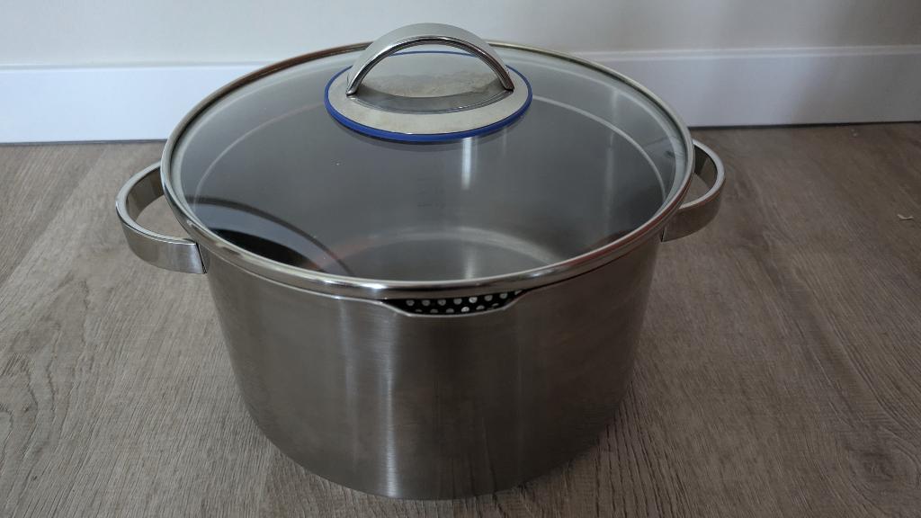Sola Pearl kookpan 6.5 liter, Ophalen of Verzenden, Gebruikt, Rvs