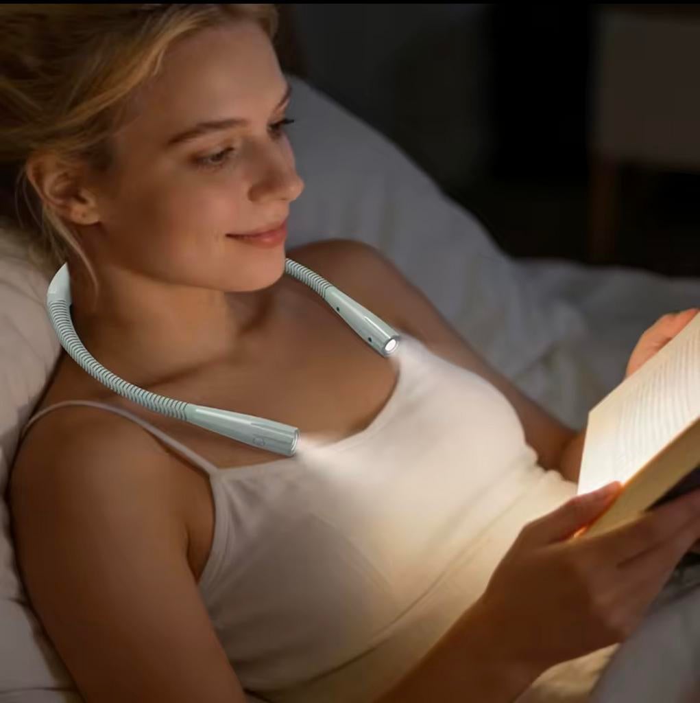 Oplaadbare Neklamp LED Leeslamp USB-C Verstelbaar, Ophalen of Verzenden, Nieuw, Kunststof, Led
