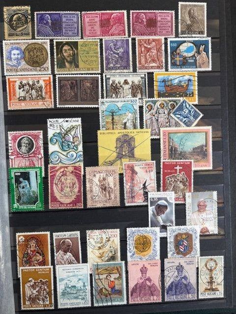 postzegels Vaticaanstad, Verzenden, Gestempeld