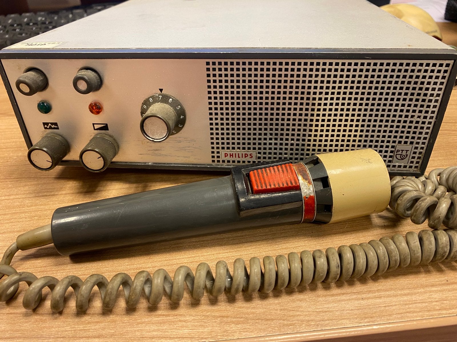 Philips KMT 90 vintage mobilofoon, Telecommunicatie, Zenders en Ontvangers, Ophalen of Verzenden, Gebruikt, Zender en Ontvanger