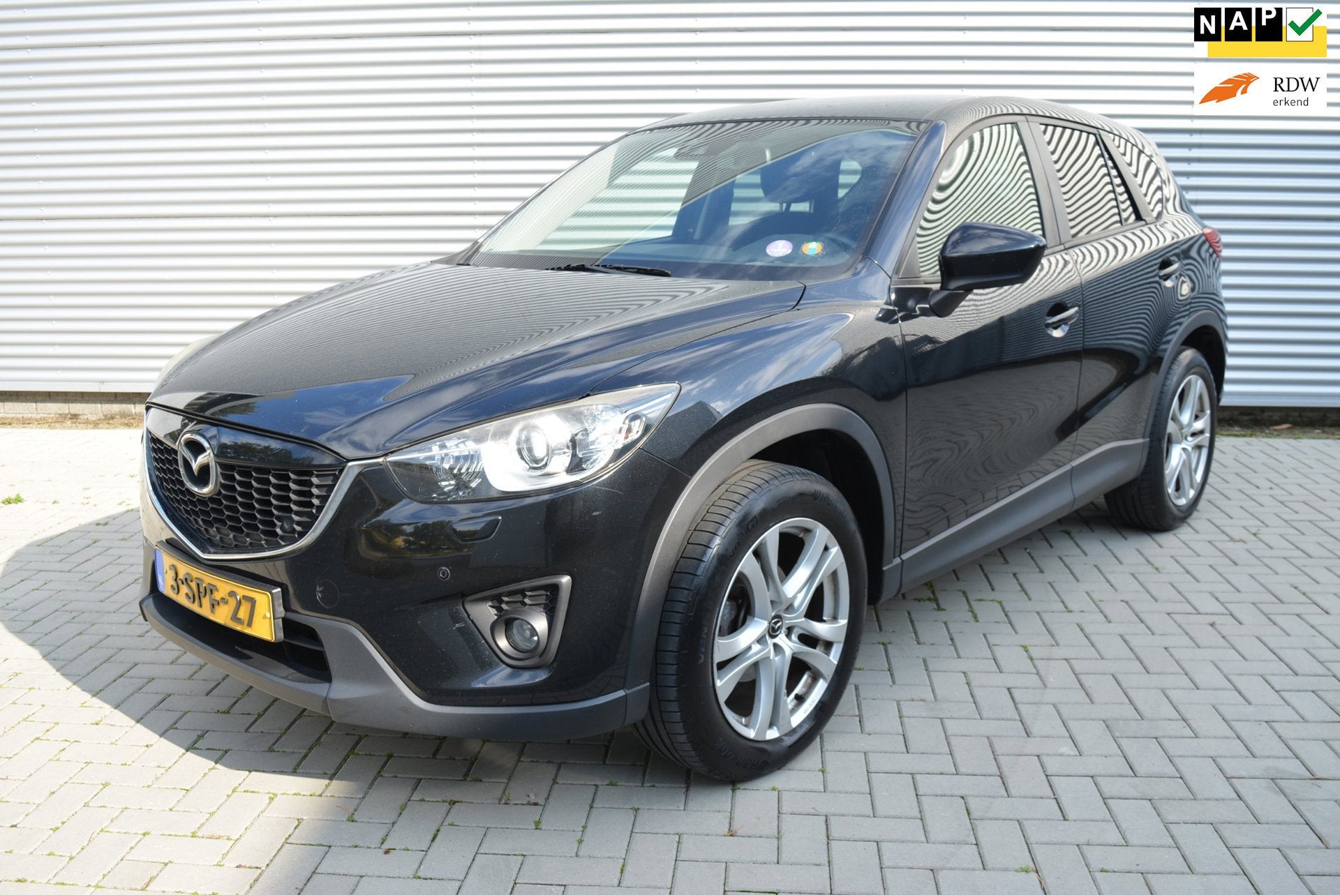 Mazda CX-5 2.0 Skylease+ 4WD AUTOMAAT | Navi | Camera | Stoe, Auto's, Automaat, 4 cilinders, Zwart, Origineel Nederlands