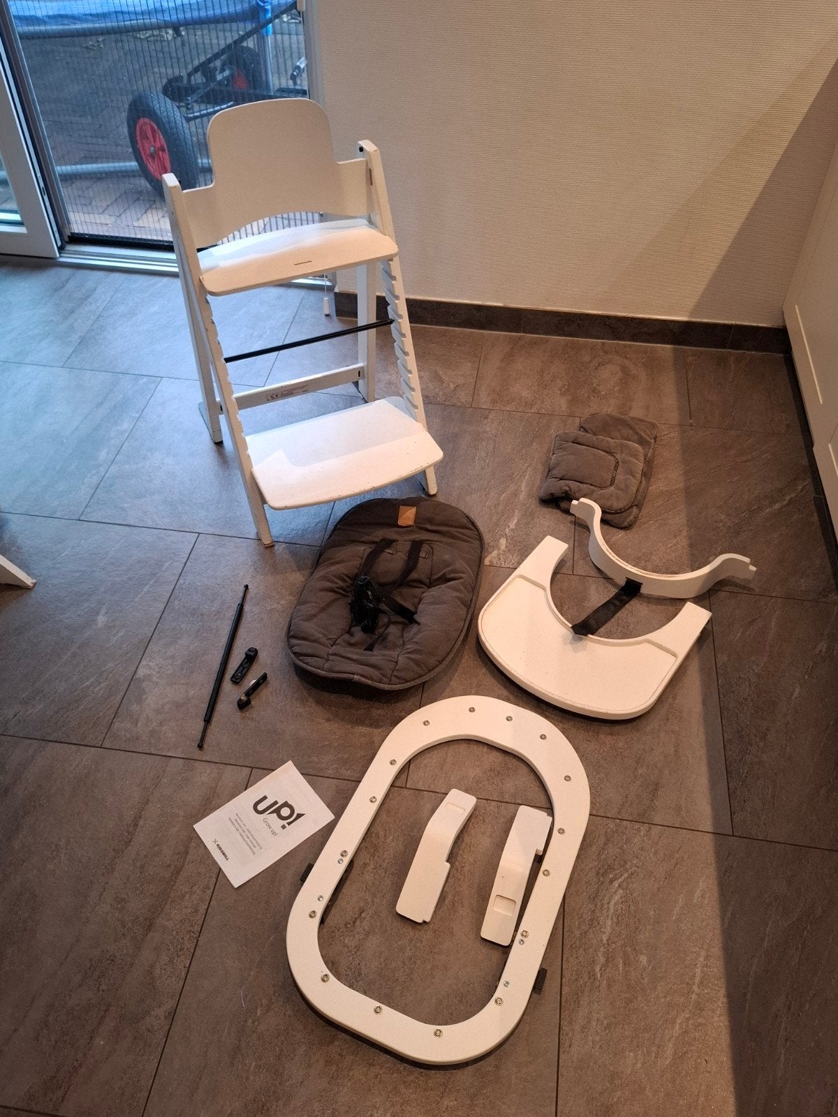 Kidsmill Up! meegroeistoel met accessoires, Kinderen en Baby's, Kinderstoelen, Ophalen