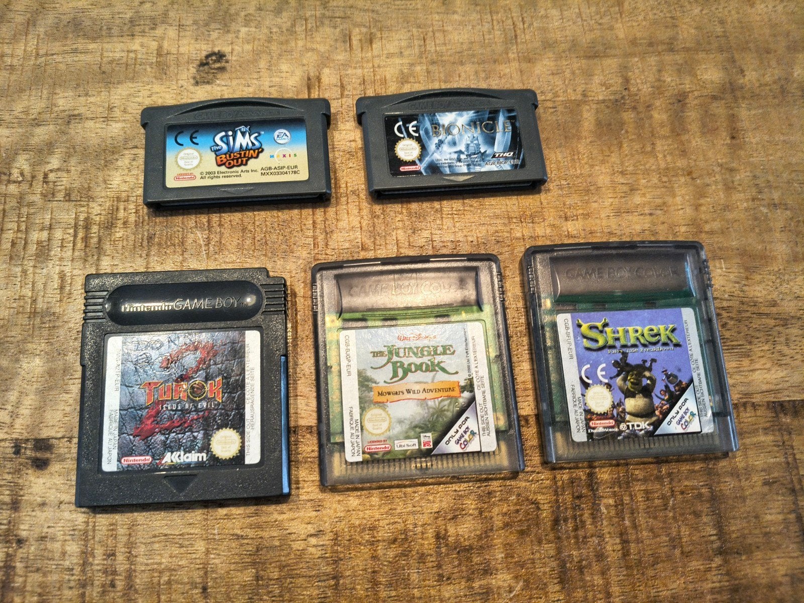 partij gameboy games, Spelcomputers en Games, Games | Nintendo Game Boy, Avontuur en Actie, 1 speler, Ophalen of Verzenden, Zo goed als nieuw