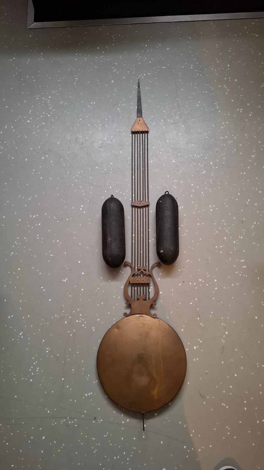 comtoise twee gewichten en harp slinger, Antiek en Kunst, Ophalen