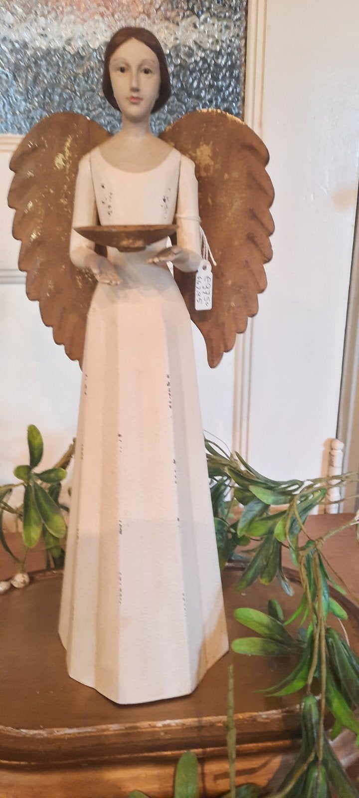 Decoratieve Engel met Schaal - Vintage Stijl, Diversen, Ophalen of Verzenden, Nieuw