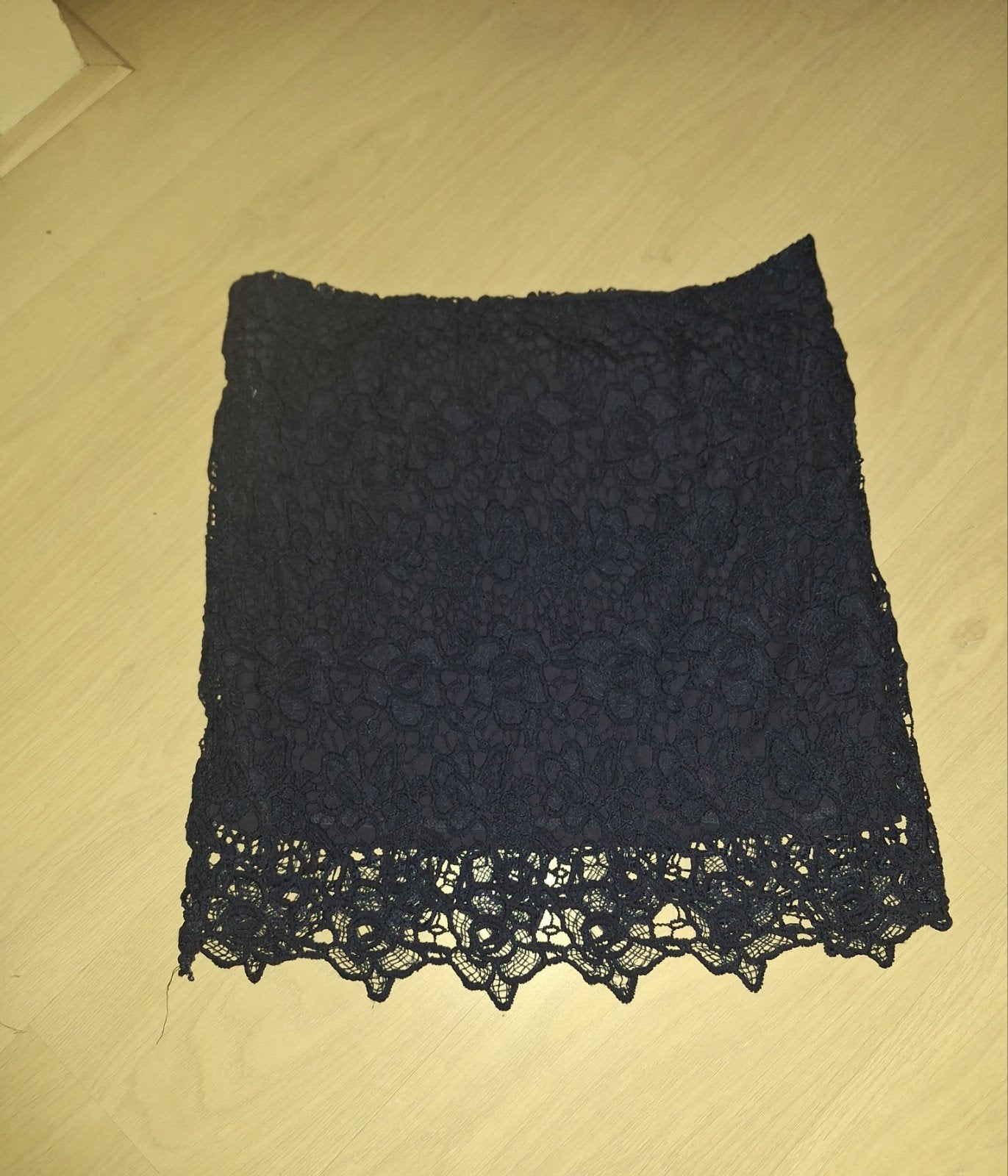 blauw gevoerd kanten rokje True Spirit XL valt als maat 40, Maat 38/40 (M), Blauw, Ophalen of Verzenden, Boven de knie