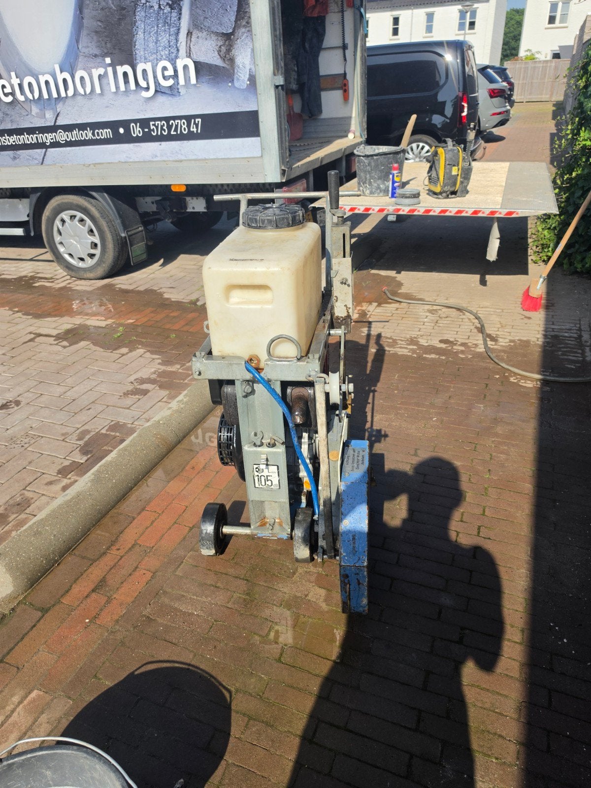 Compacte diesel vloerenzaag - Hussmac FS-15 D, Doe-het-zelf en Verbouw, 70 mm of meer, Overige typen, Ophalen of Verzenden, Lissmag