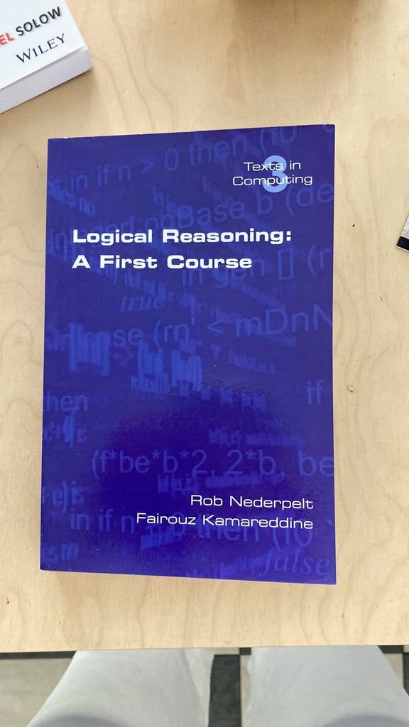 Logical reasoning: A first course - Nederpelt rn Kamareddine, Boeken, Ophalen of Verzenden, Beta, Zo goed als nieuw, WO