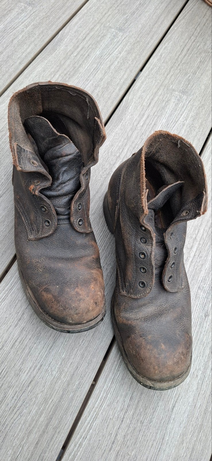 legerschoen,indiana,ww2,us militaria, Ophalen of Verzenden, Landmacht, Amerika, Kleding of Schoenen