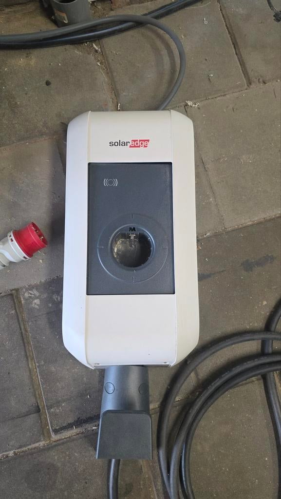 SolarEdge 3 fase 22kw rfid Laadpaal met Laadkabel, Ophalen of Verzenden