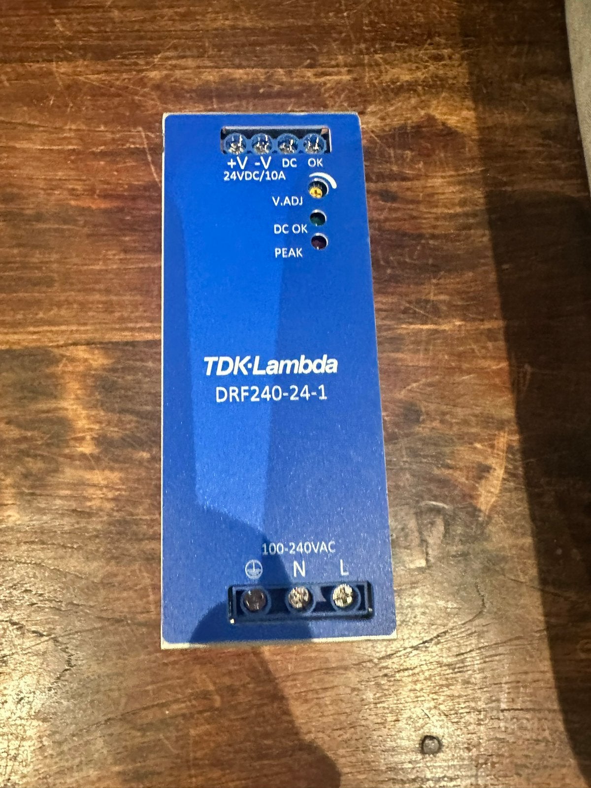 1 TDK Lambda DRF 240-24-1 DIN-rail voeding 24V DC, Ophalen, Zo goed als nieuw, Overige typen
