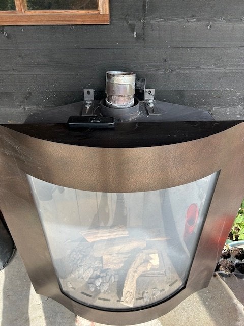 kachel, Huis en Inrichting, Kachels, Ophalen, Gebruikt, Gas, Inbouw