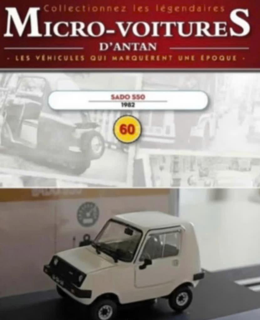SADO 550 1982 SERIE MICRO voitures schaal 1/43 # 60 € 22,00, Verzenden, Nieuw, Auto, Overige merken