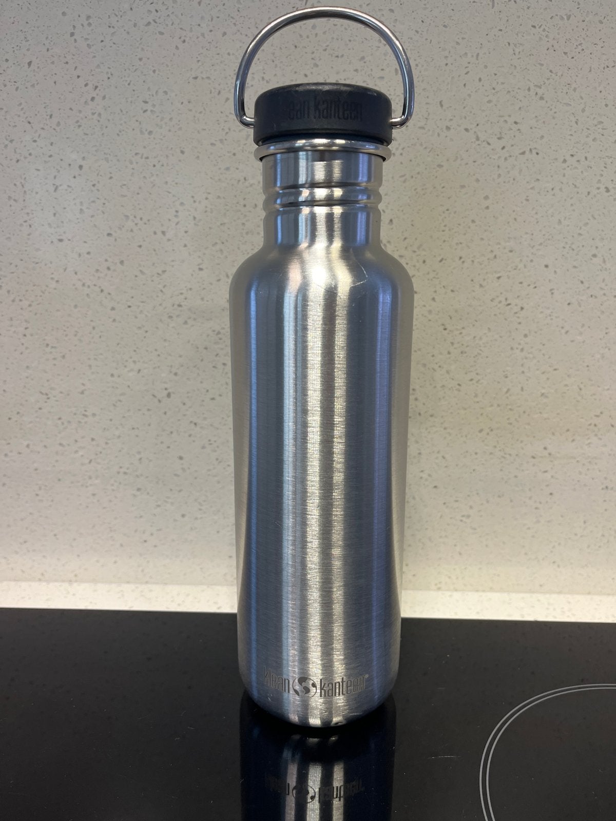 RVS waterfles 750 ml (Klean Kanteen), Ophalen of Verzenden, Gebruikt