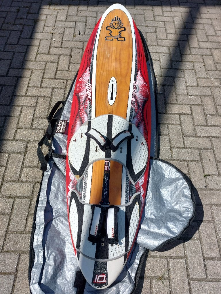 Complete Windsurfset, Watersport en Boten, Windsurfen, Ophalen, Gebruikt, Minder dan 250 cm, Starboard