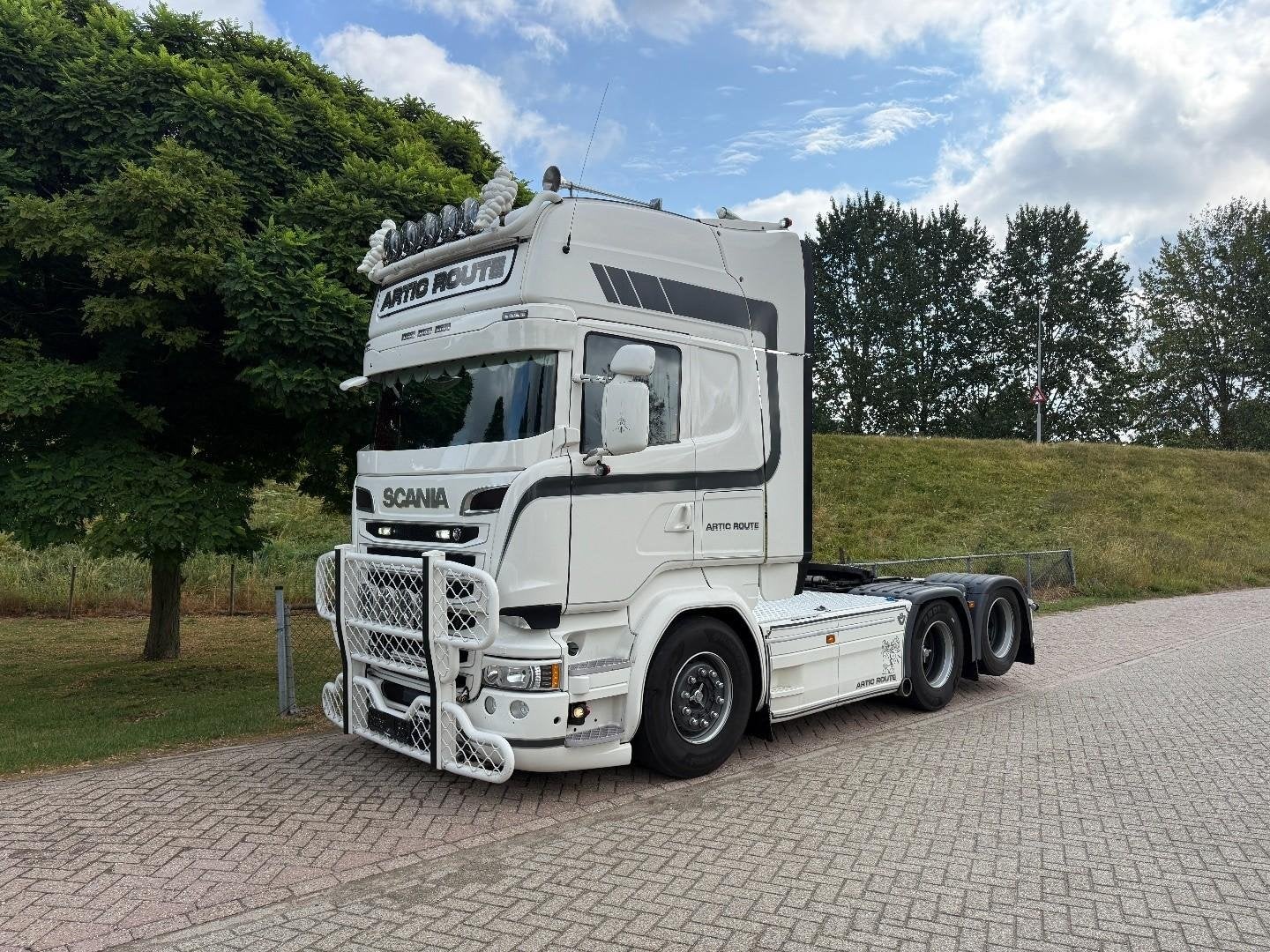 Scania R580 6x2 full air retarder 310WB-2017 VH1129, Automaat, Euro 6, Bedrijf, Diesel